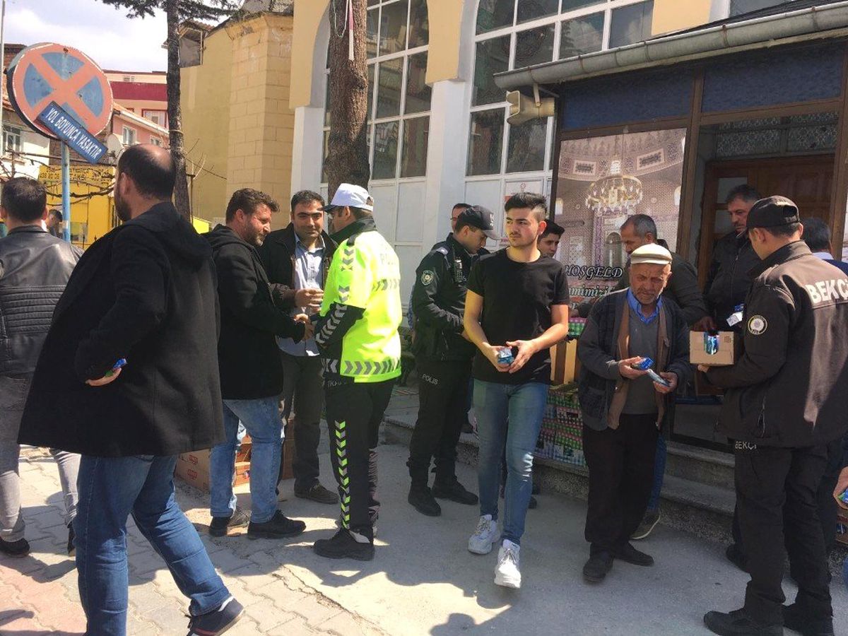 Emet İlçe Emniyet Müdürlüğü Tarafından Şehitler İçin Mevlit Okutuldu