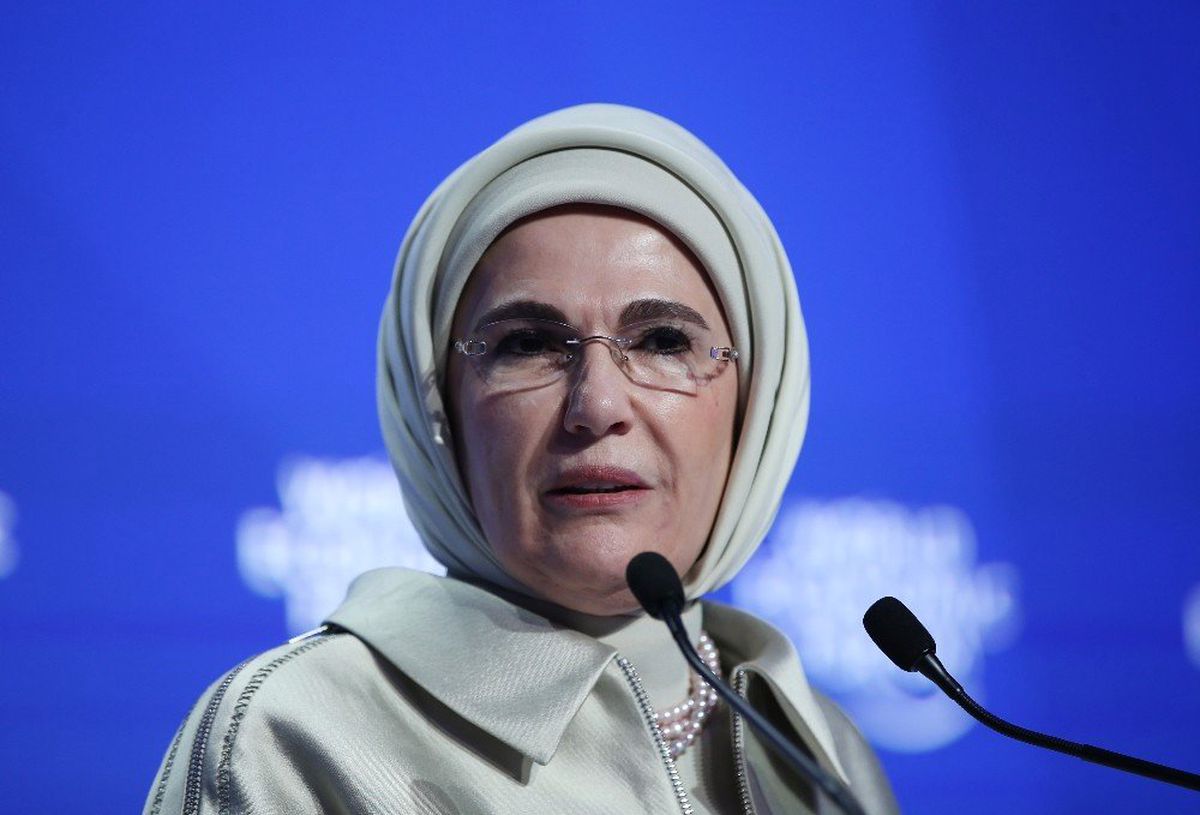 Emine Erdoğan Dünya Ekonomik Forumu\'nda Konuştu