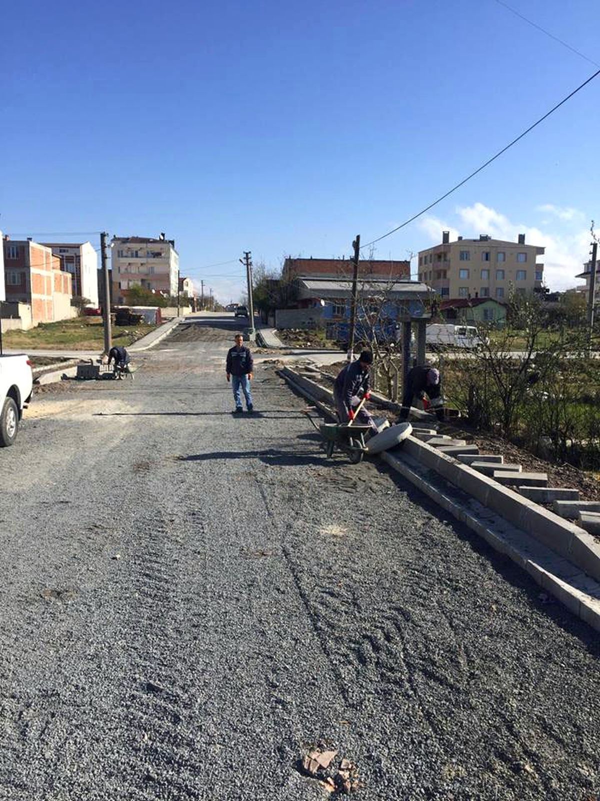 Ergene\'de Yol Çalışmaları Devam Ediyor