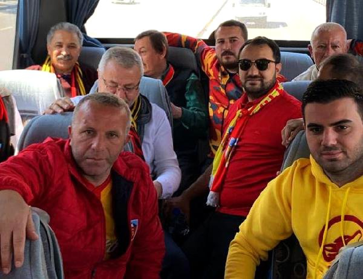 Erol Bedir, Sivasspor Deplasmanına Taraftar Otobüsüyle Gitti
