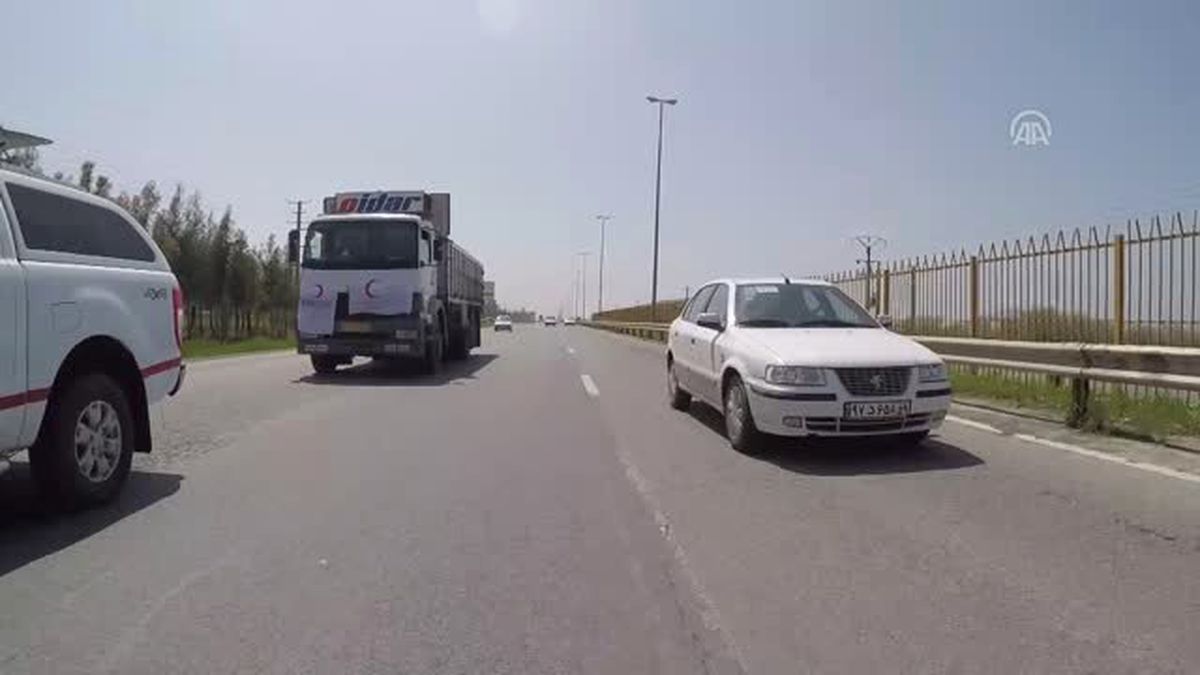 Türk Kızılaydan İranlı Selzedelere Yardım Eli