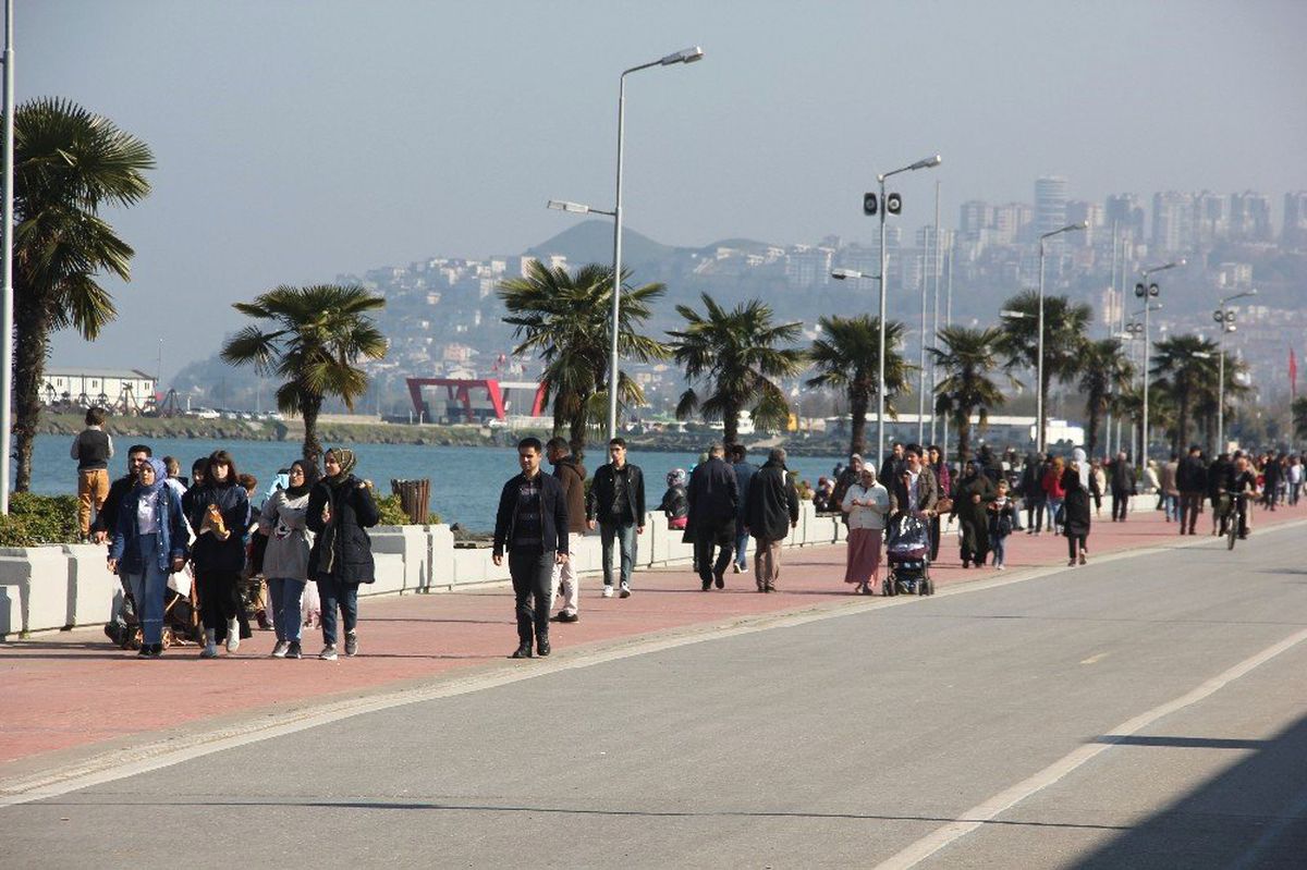 Vatandaşların Sıcak Hava Keyfi