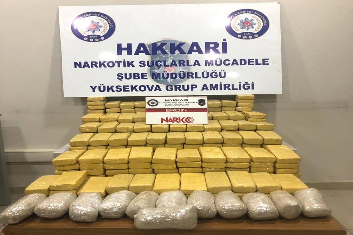 Yüksekova\'da 125 Kilo Eroin Ele Geçirildi