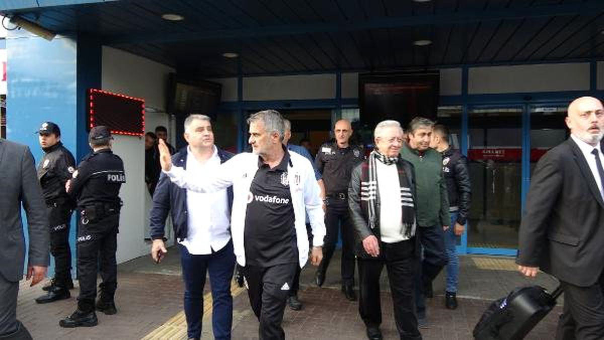 Beşiktaş, Trabzon\'a Geldi