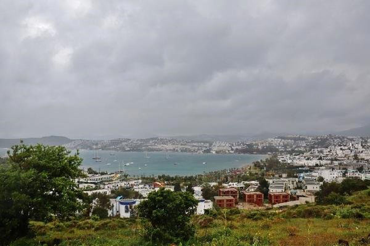 Bodrum\'da Dün Olumsuz Hava Koşulları Etkili Oldu