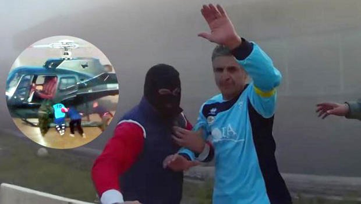 Jübilesini Yapan Futbolcu Helikopterle Kaçırıldı!