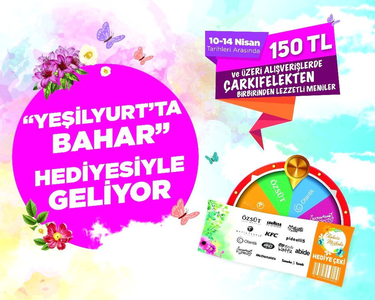 Alışverişte Bahar Hediyesi
