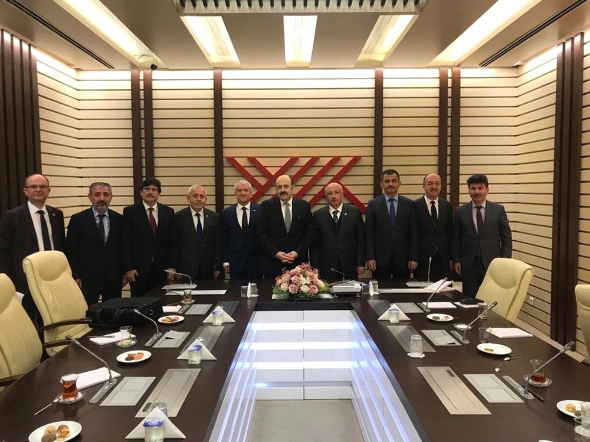 Beü Rektörü Yükseköğretimde Dijital Dönüşüm Projesi Toplantısına Katıldı