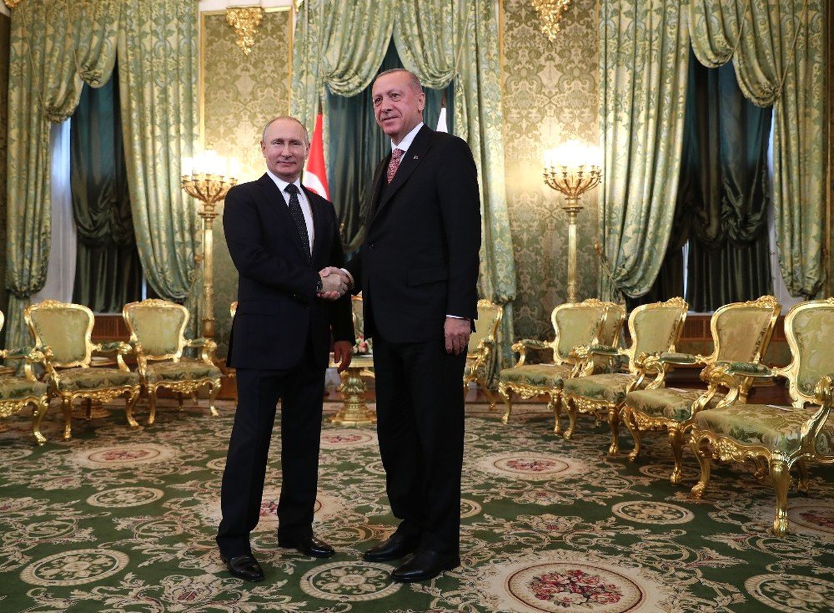Cumhurbaşkanı Erdoğan ile Putin Bir Araya Geldi