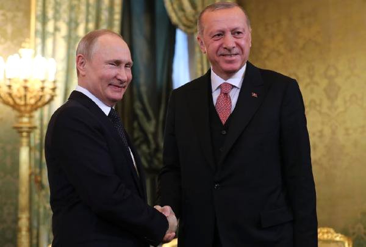 Cumhurbaşkanı Erdoğan, Putin ile Bir Araya Geldi