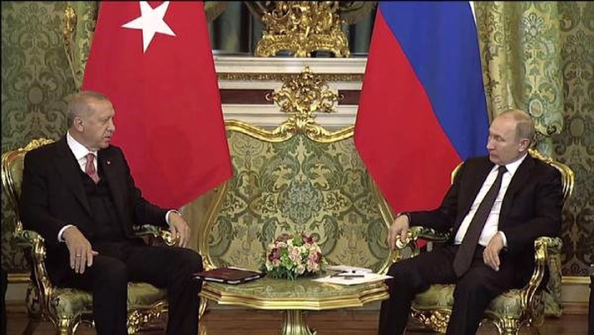 Cumhurbaşkanı Erdoğan, Putin ile Görüşüyor