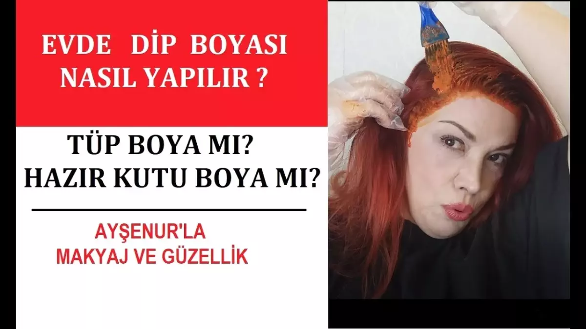 Evde Saçların Dip Boyası Nasıl Yapılır