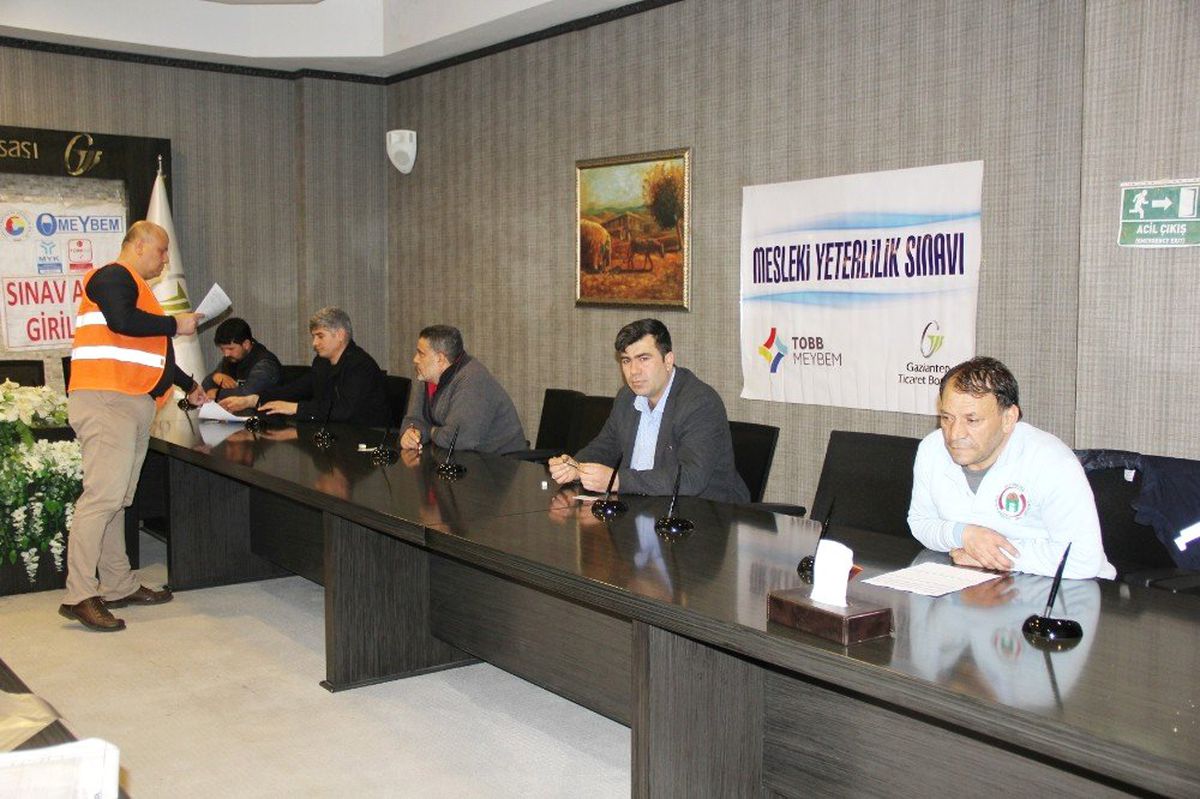 Gtb\'de Mesleki Yeterlilik Belgelendirme Sınavı