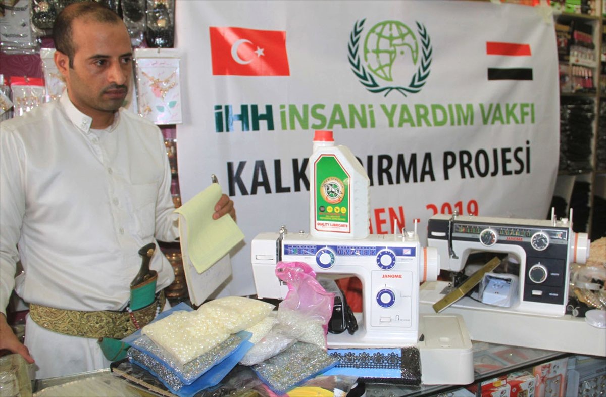 İhh\'dan Yemenli 27 Aileye Meslek Edinme ve Açma Hizmeti