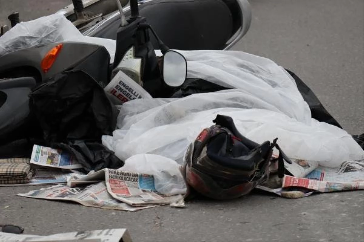 Kadın Motosikletli Beton Mikseri Altında Kaldı