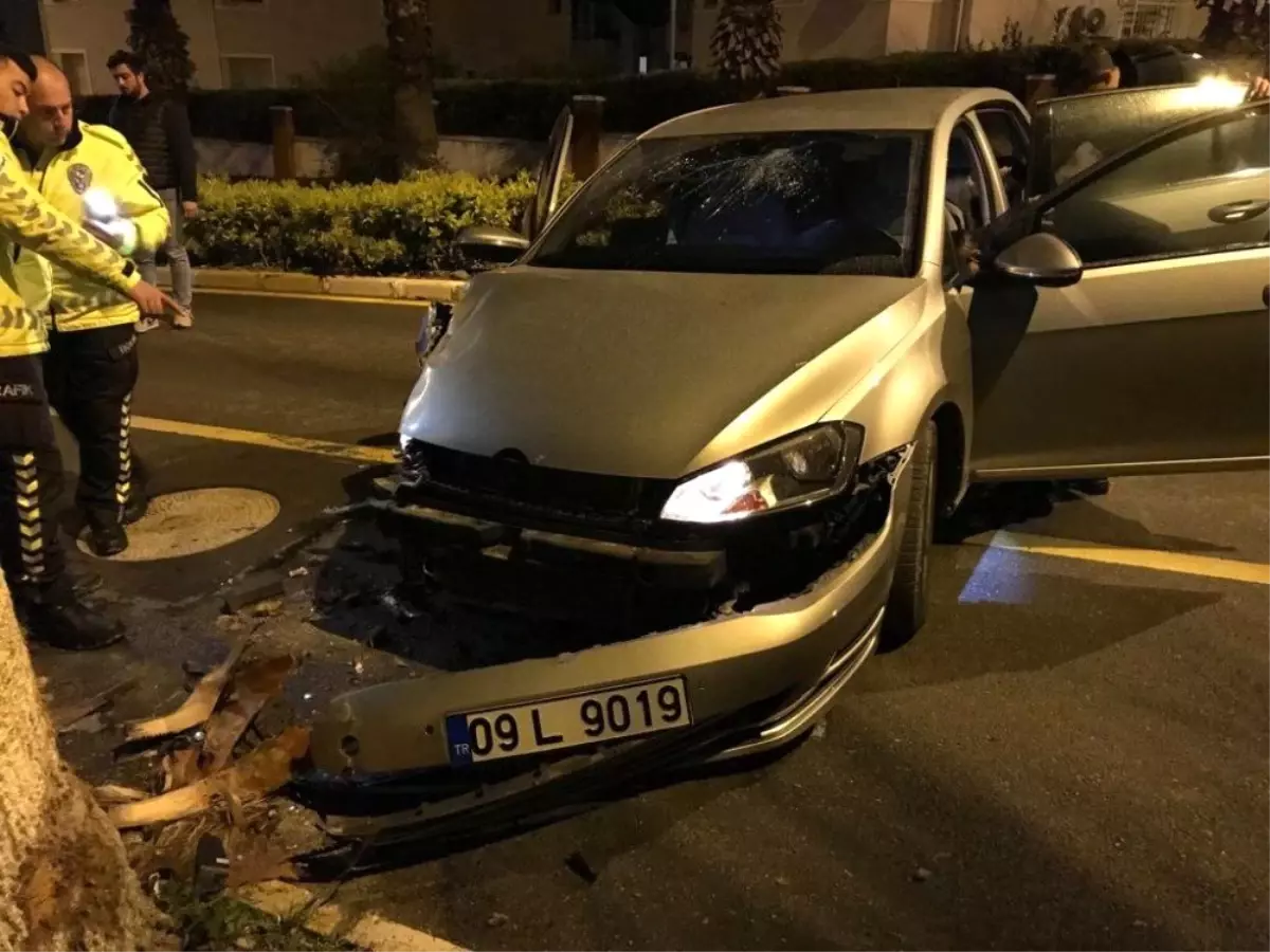 Kuşadası\'nda Trafik Kazası; 1 Yaralı