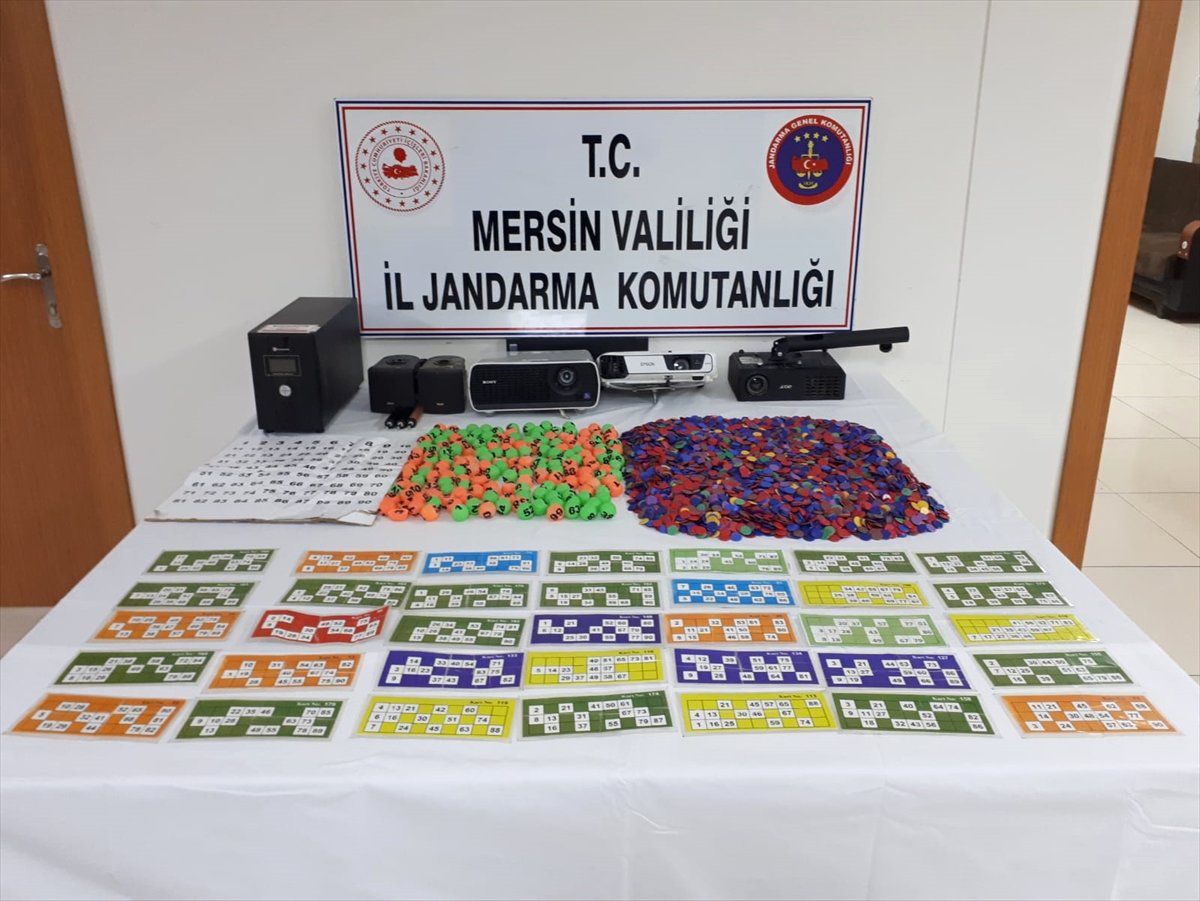 Mersin\'de Sendika Binasına Kumar Operasyonu