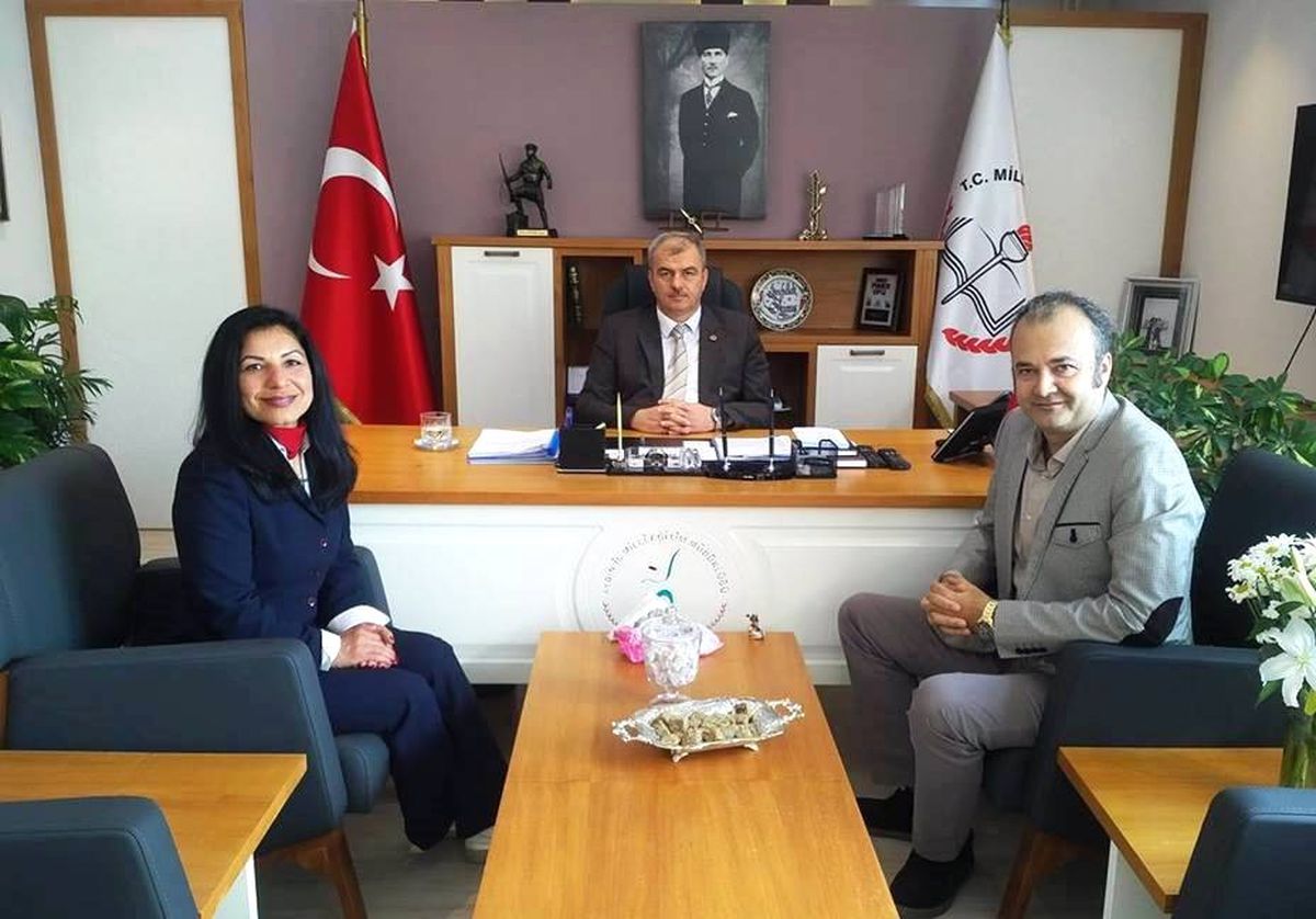 Pdr Derneği Aydın Şube Başkanı Çokay\'dan Milli Eğitim Müdürü Çokay\'a Ziyaret