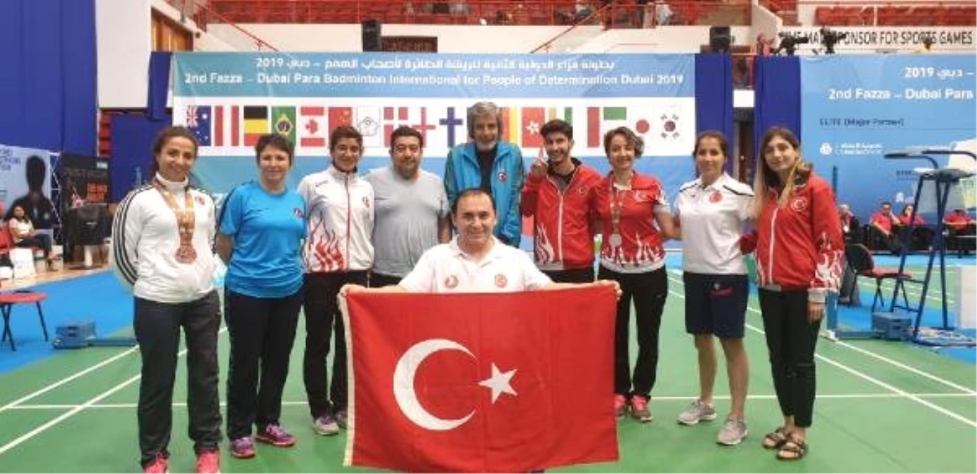 Uluslararası Para Badminton Turnuvası\'nda 3 Bronz Madalya