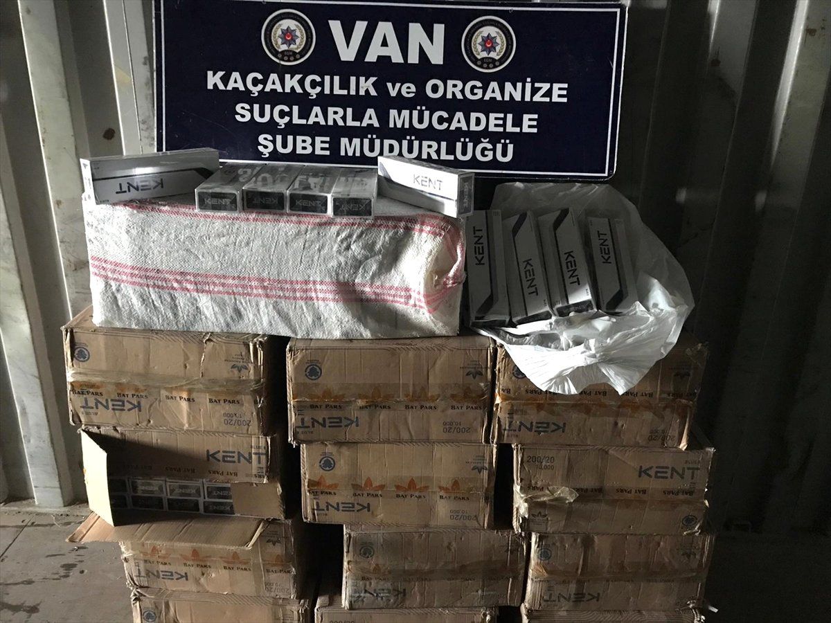 Van\'da Kaçak Sigara Operasyonu