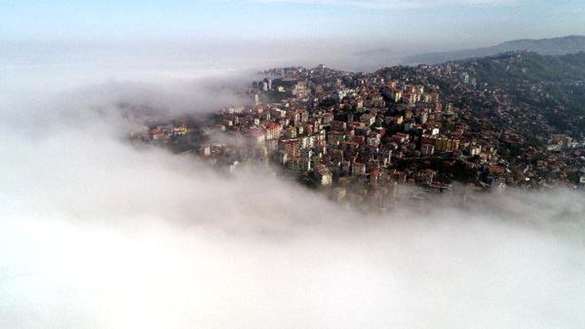 Zonguldak\'ta Sis Etkili Oldu