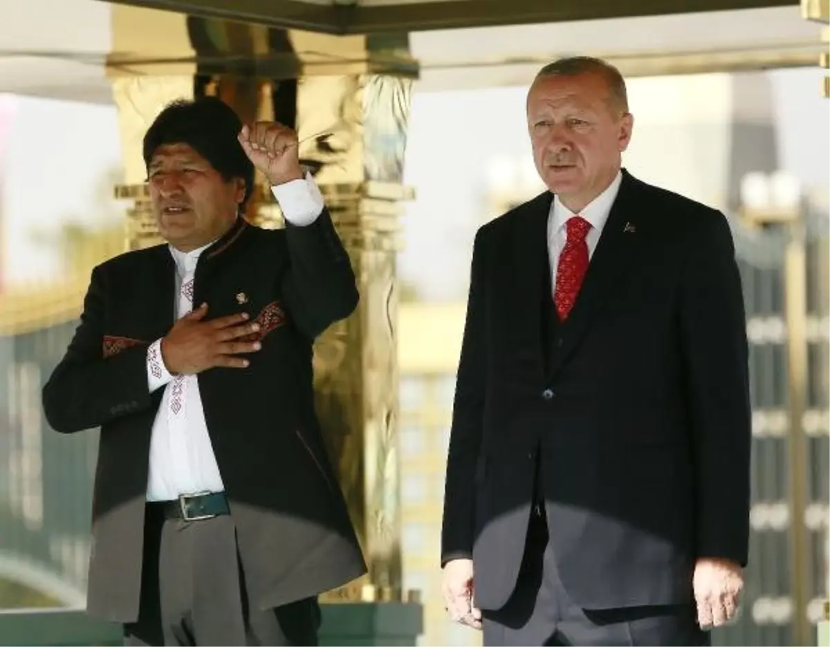 Bolivya Devlet Başkanı Juan Evo Morales Ayma Beştepe\'de