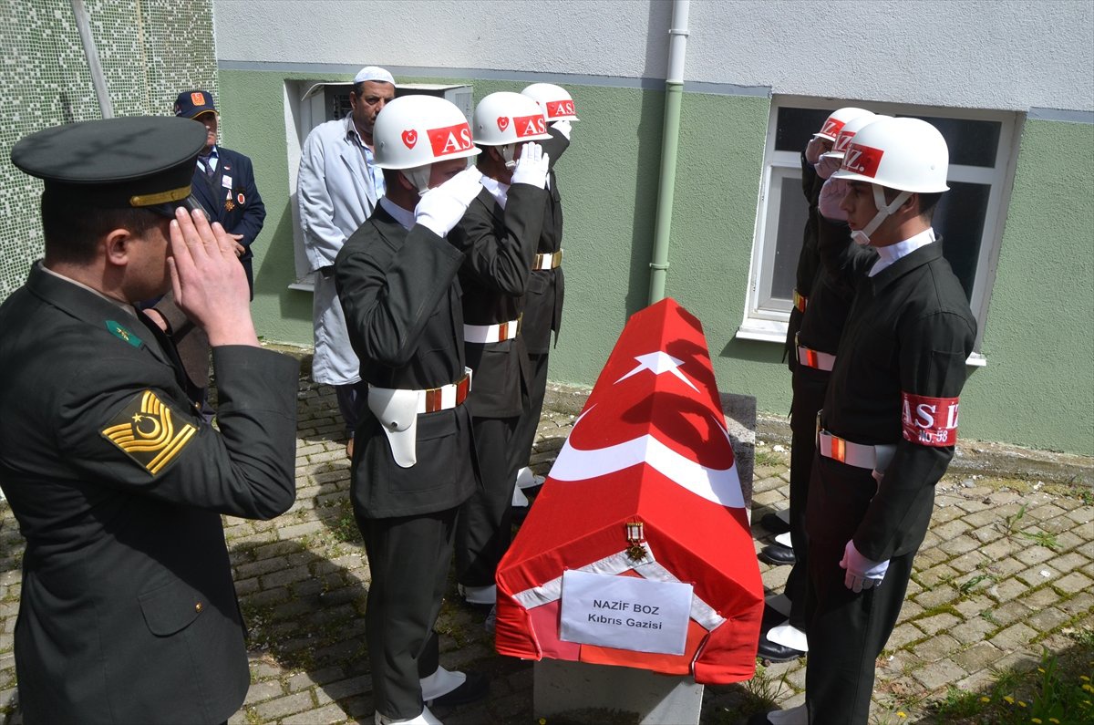 Kıbrıs Gazisi Son Yolculuğuna Uğurlandı