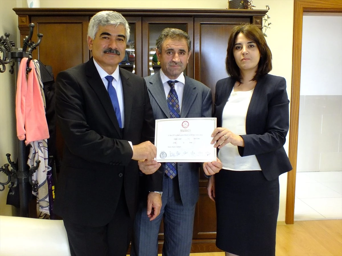Ulaş Belediye Başkanı Turan İlbey, Mazbatasını Aldı