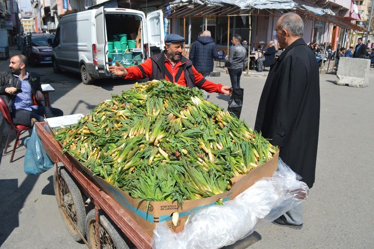 Ağrı\'da Çiriş Tezgahlardaki Yerini Aldı