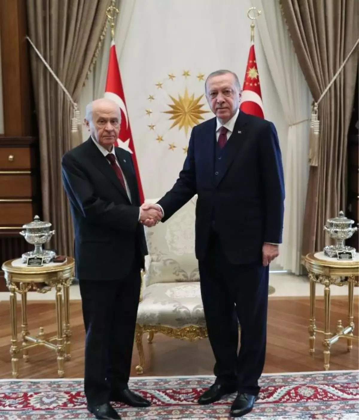 Cumhurbaşkanı Erdoğan, Bahçeli ile Görüştü (2)