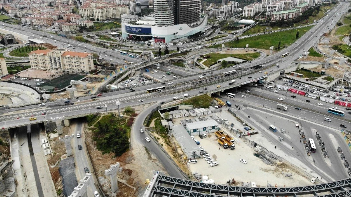 Özel ) İstanbul Trafiğini Çözecek Proje Havadan Görüntülendi