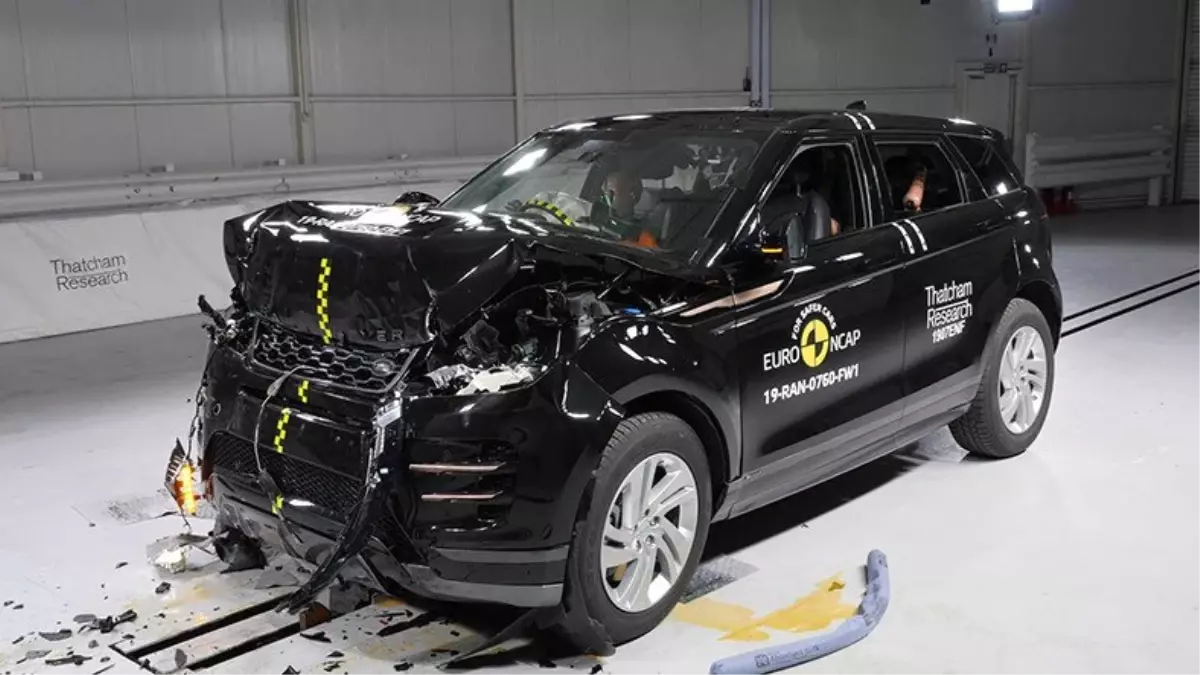 Range Rover Evoque, Euro Ncap Çarpışma Testinden 5 Yıldızla Geçti