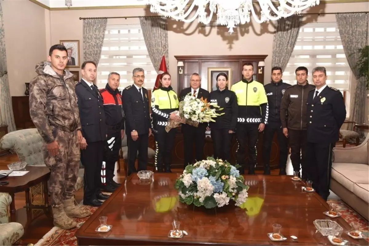 Vali Deniz Polis Teşkilatını Ağırladı