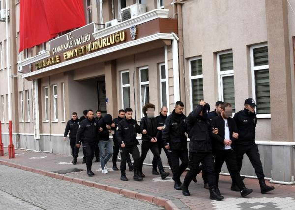 Çanakkale\'de Suç Örgütü Çökertildi: 13 Gözaltı