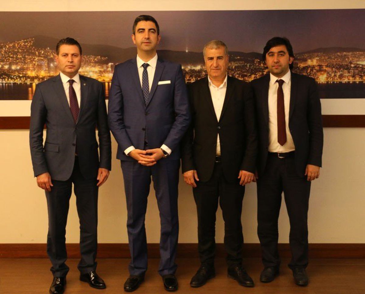 CHP İl Başkanlarından, Başkan Gökhan Yüksel\'e Tebrik Ziyareti