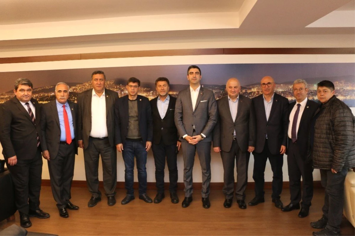 CHP Milletvekillerinden Başkan Gökhan Yüksel\'e Tebrik Ziyareti