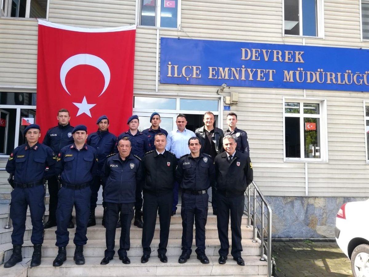 Devrek Jandarma Personelinden İlçe Emniyetine Ziyaret