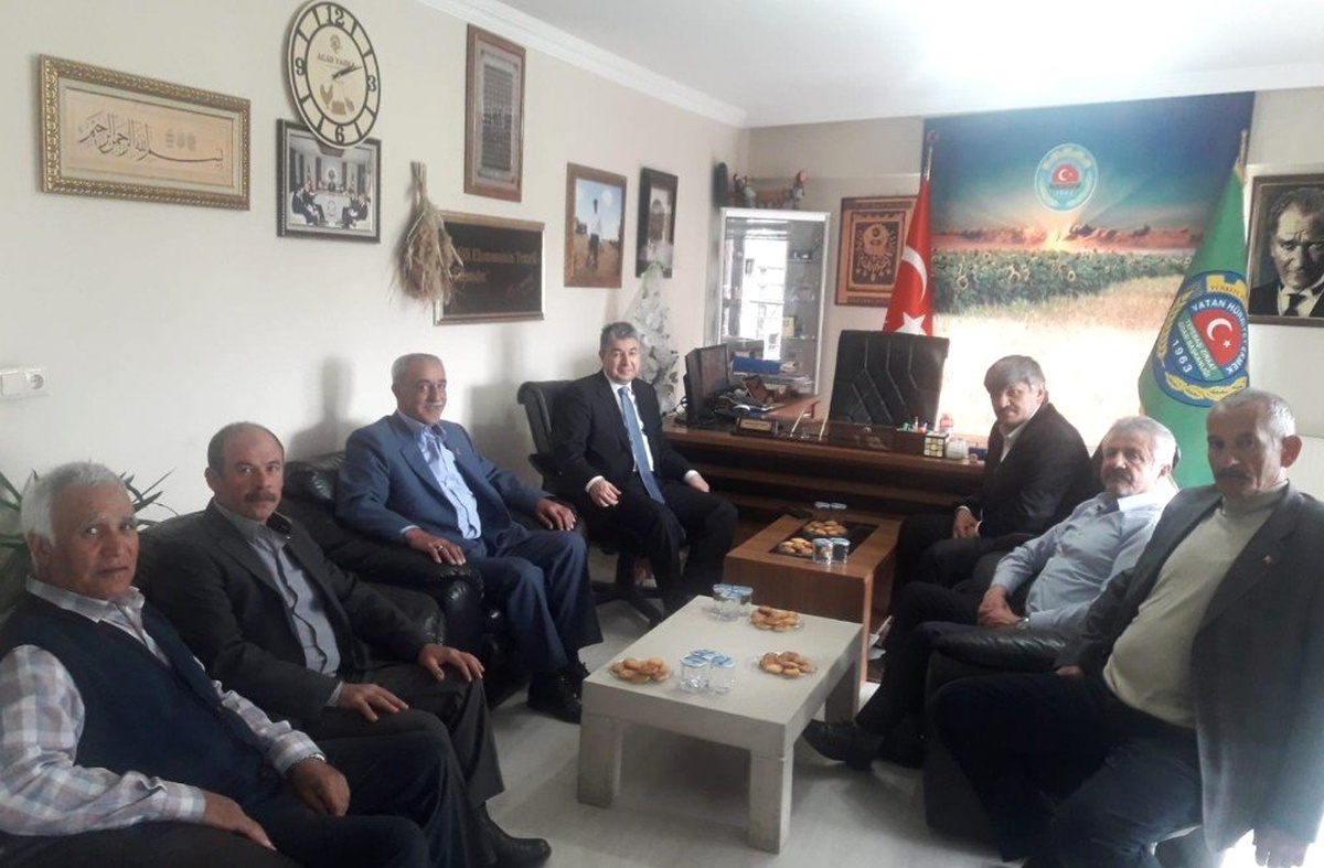 Kaymakam Yılmaz\'dan Tepebaşı Ziraat Odası\'na Ziyaret