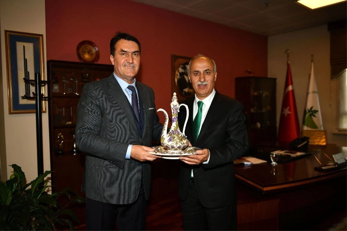 Yenişehir Belediye Başkanı Aydın\'dan Dündar\'a Ziyaret