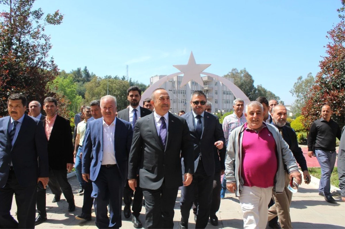 Bakan Çavuşoğlu\'ndan Belediye Ziyaretleri