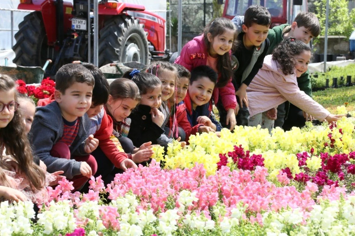 Çocuklardan Büyükşehir Fidanlığına Ziyaret