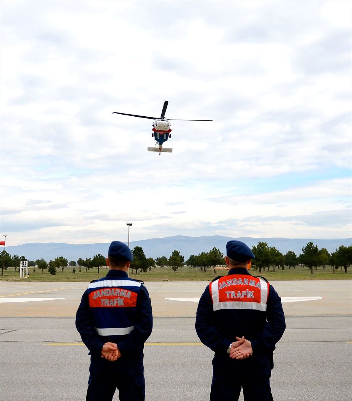 Jandarmadan Helikopter Destekli Trafik Denetimi
