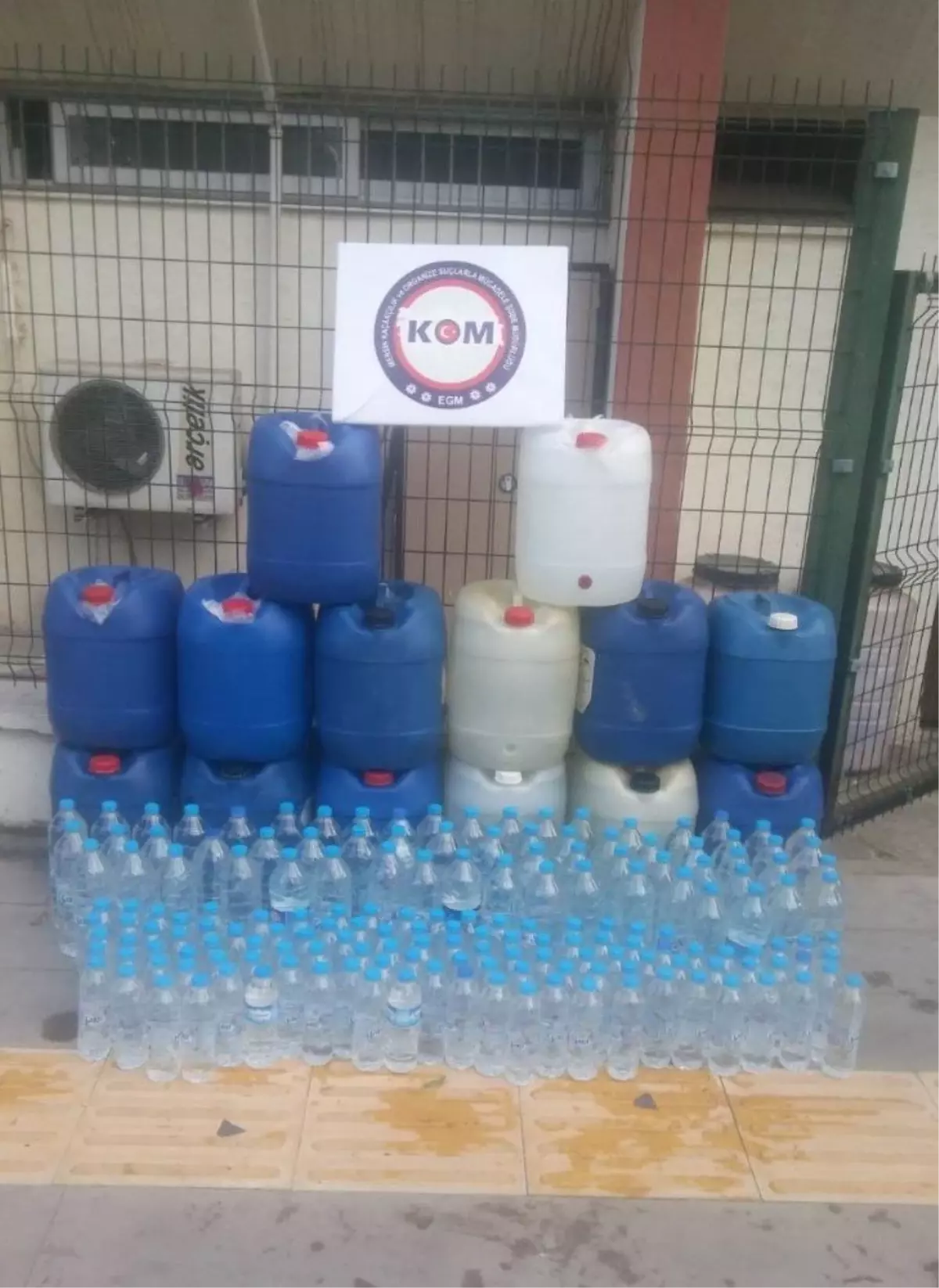 Mersin\'de 604 Litre Sahte İçki Ele Geçirildi