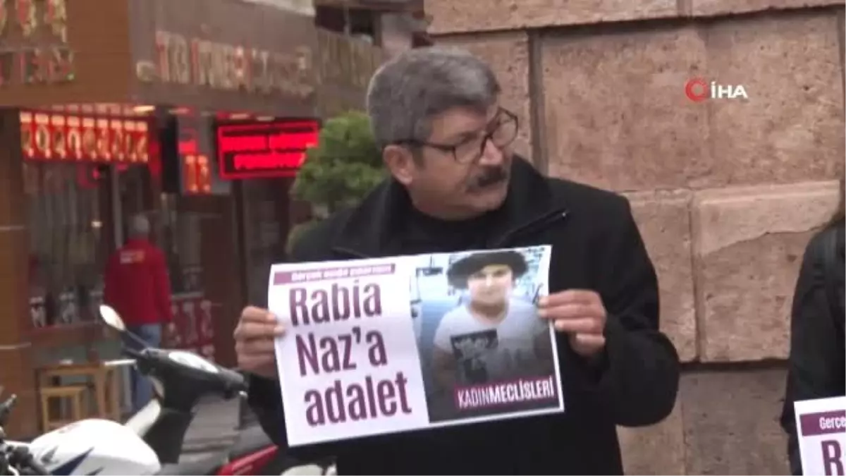 Çanakkale\'de \'Rabia Naz\'a Adalet\' İçin Toplandılar