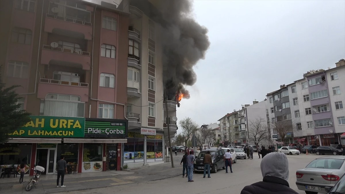 Ankara\'da Ev Yangını
