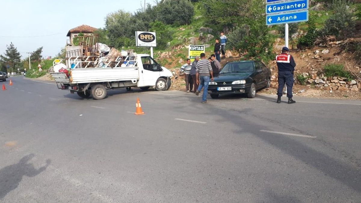 Kahramanmaraş\'ta Trafik Kazası: 6 Yaralı