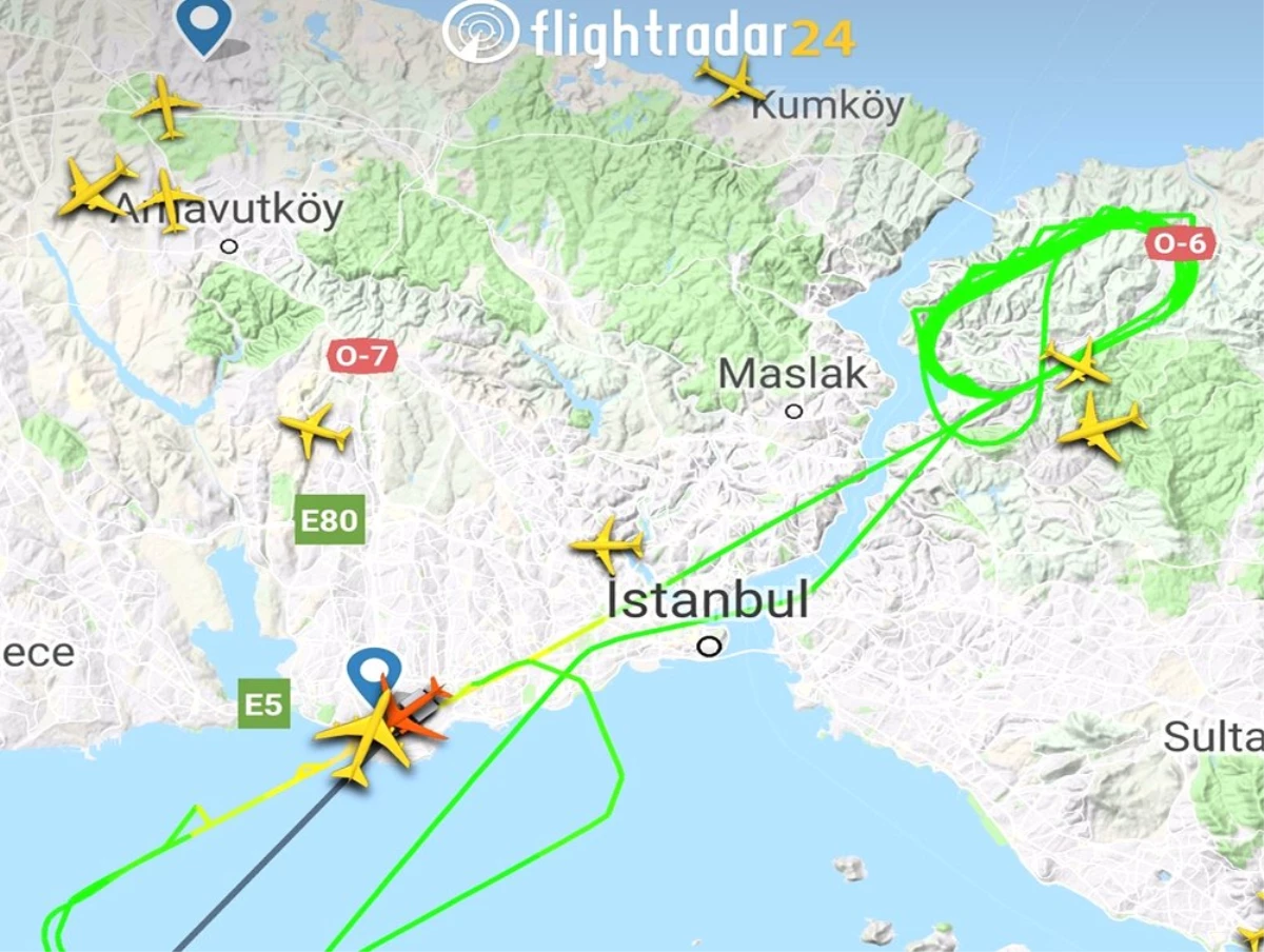 Kuş Sürüsüne Çarpan Kargo Uçağı Atatürk Havalimanı\'na Geri Döndü