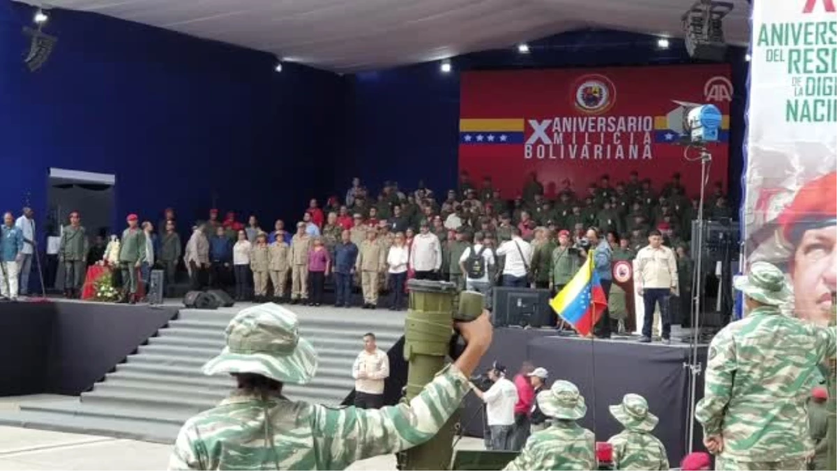 Venezuela\'da Bolivarcı Milis Gücünün Sayısı 2 Milyonu Aştı