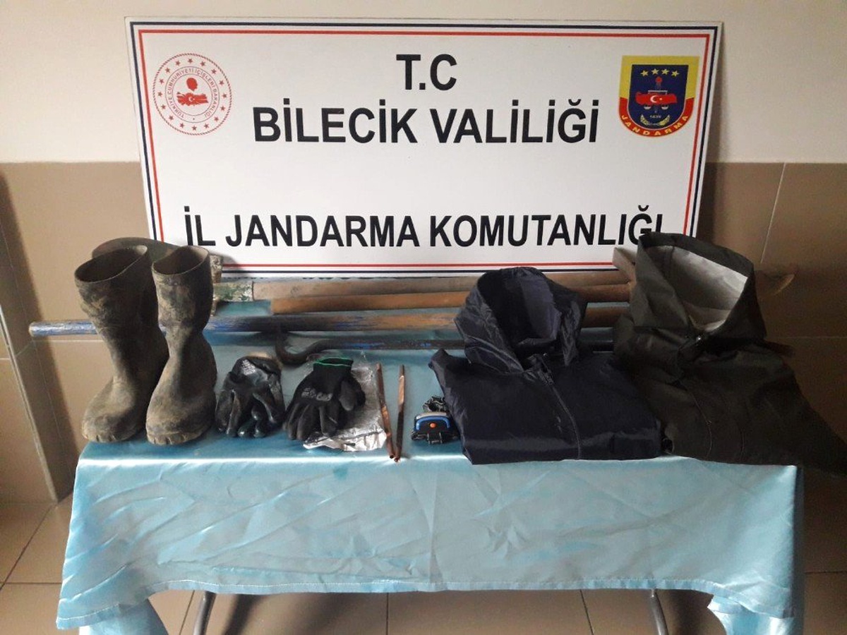 Bilecik\'te İzinsiz Kazıya Suçüstü