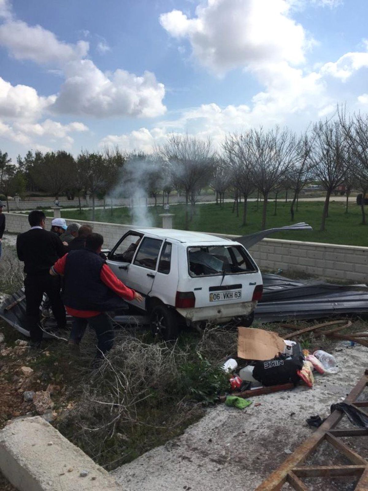 Denizli\'de Trafik Kazası: 1 Yaralı